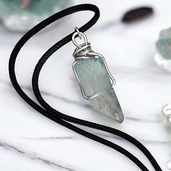 5 For $25💫Sea Mist Quartz Pendant - Picture 1 of 3